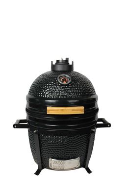 Dış Mekan Kömür 16 İnç Kamado Izgara Seramik Siyah Renk 40cm