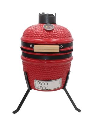Dış Mekan Kömür 13 İnç Kamado Izgara Kırmızı Renk 32cm