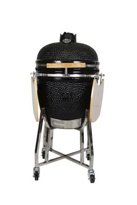 Dış Mekan 22 İnç Kamado Izgara Paslanmaz çelik Kömür Siyah Renk 57cm