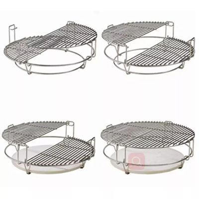 Paslanmaz Çelik Kamado Izgara Aksesuarları Bölün ve Barbeküyü Fethedin