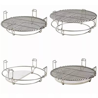 Paslanmaz Çelik Kamado Izgara Aksesuarları Bölün ve Barbeküyü Fethedin