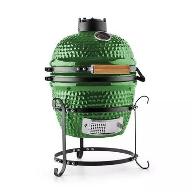 13 İnç 32cm Kömür Barbekü Seramik Izgara Açık Siyah