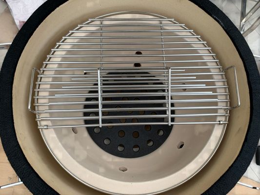44cm Seramik Kamado Izgara 17 İnç Kraliyet Kırmızı Renk Mutfak Gereçleri