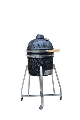 Siyah Renk 39cm 15 İnç Kamado Izgara Paslanmaz Çelik