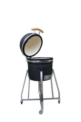 Kömür Seramik Siyah Renk 39cm Kamado 15 İnç Izgara