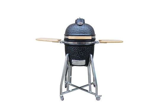 Parlak Siyah Renk 39cm 15 İnç Kamado Grill Kömür Mutfak Gereçleri