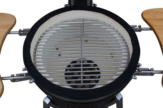 Parlak Siyah Renk 39cm 15 İnç Kamado Grill Kömür Mutfak Gereçleri