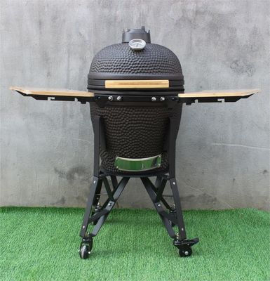 Mat Siyah Renk 51cm Seramik Kömür Ocak 20 İnç Kamado