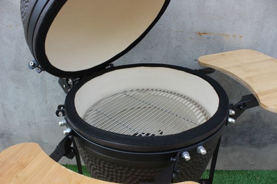 Mat Siyah Renk 51cm Seramik Kömür Ocak 20 İnç Kamado