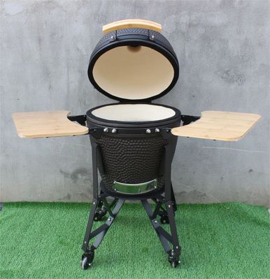 Mat Siyah Renk 50cm 20 İnç Kamado Grill Dış Mekan Kömür