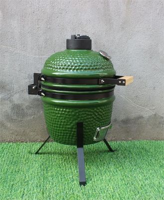 Yeşil Renk Dış Mekan 13 İnç Seramik Kömür Ocak 33cm